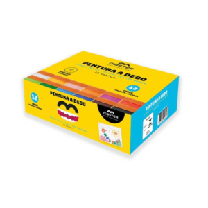 Pintura a Dedo 12 Cores 15ml- Master