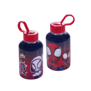 Garrafa Plástica Cilíndrica 280ml Spidey- Plasútil