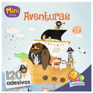 Mini Livros: Aventuras 120 Adesivos- Todo Livro
