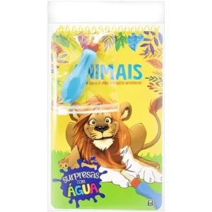 Livro de Colorir Surpresas Com Água: Animais- Todo Livro