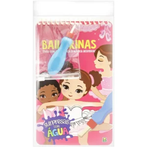 Livro de Colorir Surpresas Com Água: Bailarinas- Todo Livro