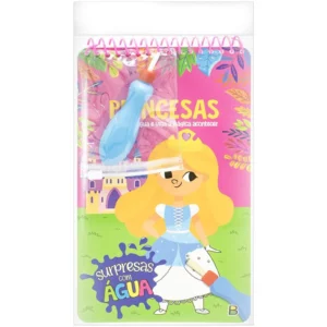 Livro de Colorir Surpresas Com Água: Princesas- Todo Livro