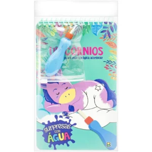 Livro de Colorir Surpresas Com Água: Unicórnios- Todo Livro