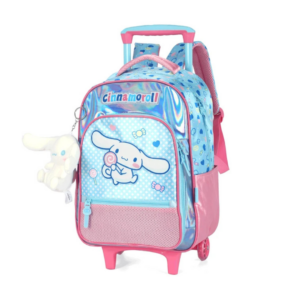 Mochila de Rodinhas Cinnamoroll Azul Holográfica- Luxcel