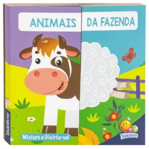 Livro Interativo Misture e Divirta-se: Animais da Fazenda- Todo Livro
