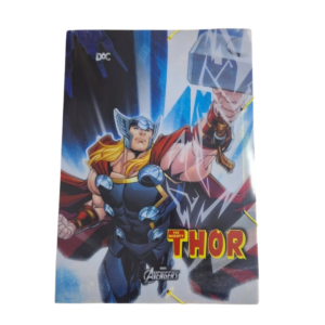 Pasta Fina Com Elástico Decorada Avengers: Thor- DAC