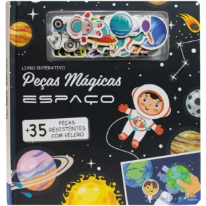 Livro Interativo Peças Mágicas Com Velcro: Espaço- Todo Livro